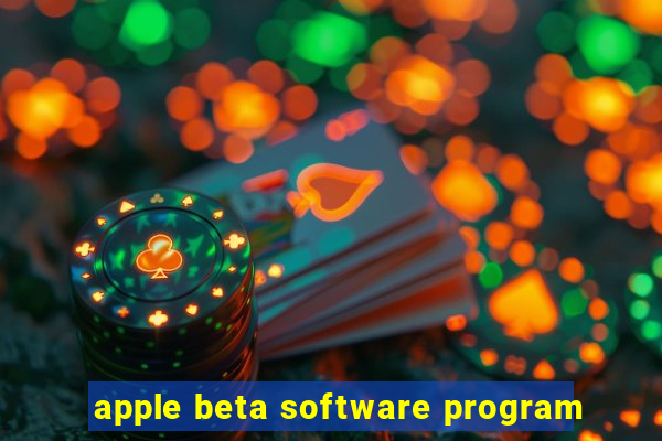 apple beta software program